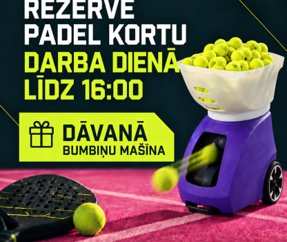 Bumbiņu ma&scaron;īna dāvanā!